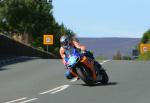 Adam Barclay at Signpost Corner, Onchan.