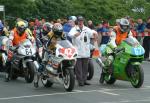 Maria Costello at the TT Grandstand, Douglas.