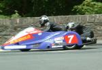 Ben Dixon/Mark Lambert on Braddan Bridge, Douglas.