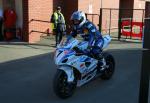 Adrian Archibald at the TT Grandstand, Douglas.