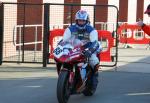 Walter Cordoba at the TT Grandstand, Douglas.