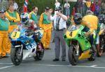 Philip Gilder (number 3) at Start Line, Douglas.