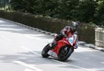 Paul Cranston approaching Braddan Bridge.