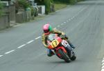 Gordon Blackley approaching Sulby Bridge.