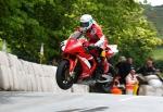 Guy Martin at Ballaugh Bridge.