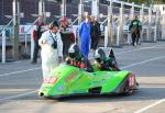 Kenny Howles/Douglas Jewell at the TT Grandstand, Douglas.