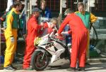 Stephen Callow in pits, Douglas.