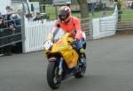 Andy Jackson at the TT Grandstand, Douglas.