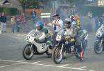 Bob Poulter (69) leaving Practice Start Line, Douglas.