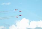 Red Arrows over Douglas Bay