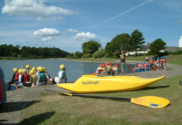 Isle of Man Guide - Canoning at Mooragh Park